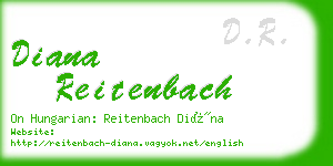 diana reitenbach business card